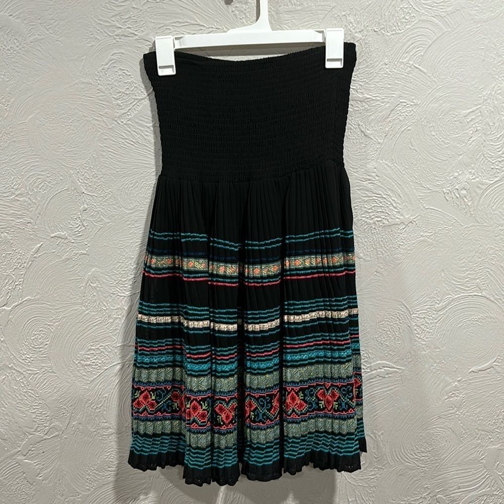 Free People Show Off Your Skirt Dress in Black Combo